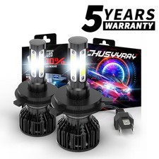 H4 9003 Led Headlight Bulbs Kit Hilow Dual Beam For Car Motorcycle