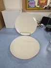 Vintage Red Wing Pottery 2 True China Dinner Plates White 10.25"