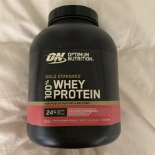 OPTIMUM NUTRITION GOLD STANDARD 100% WHEY PROTEIN 5 LB NEW Strawberry Exp 2028 16.00 per gallon