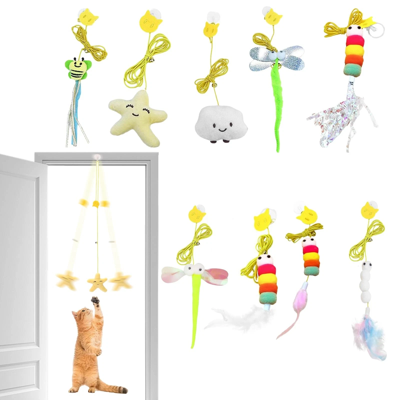 Cat Toy for IndoorCats, Adult Kitten, Interactive Cat...