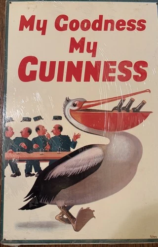 Metal Sign, Guinness Beer, Vintage Advertising, My Goodness My Guinness