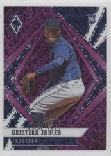 2021 Panini Chronicles Phoenix Purple Velocity Cristian Javier #16 10ou