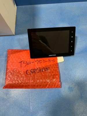 Crestron TSW-750-B-S 7'' Black Wall Mount Touch Screen Control Panel