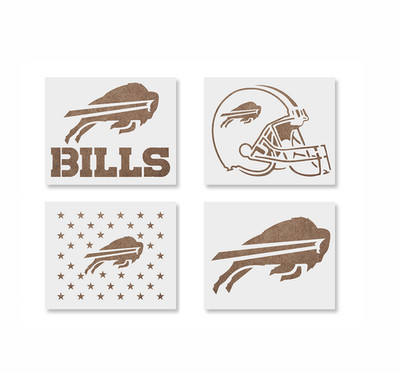 Buffalo Bills Stencil - Bills Football Helmet Template - Buffalo Bills Template