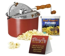 WABASH VALLEY FARMS WHIRLEY POP POPCORN POPPER KIT NEW
