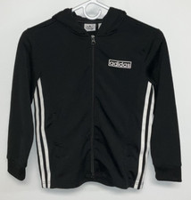 Adidas Full Zip Hoodie Youth Extra Small Black