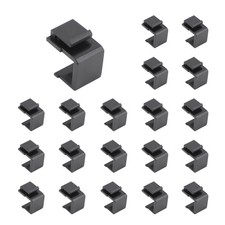 20 Pack Blank Keystone Jack Inserts for Keystone Wall Plate