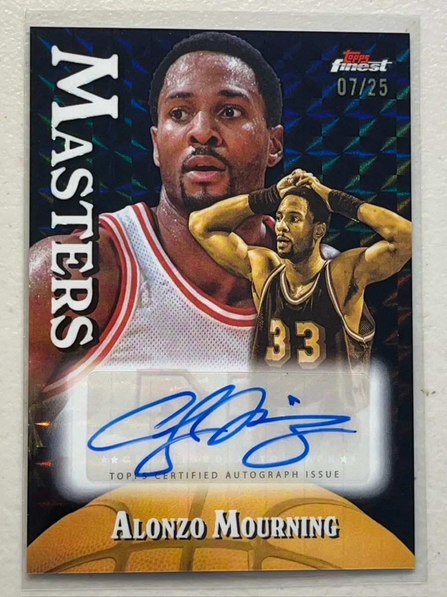Alonzo Mourning Basketball Autographed Sports Trading Cards