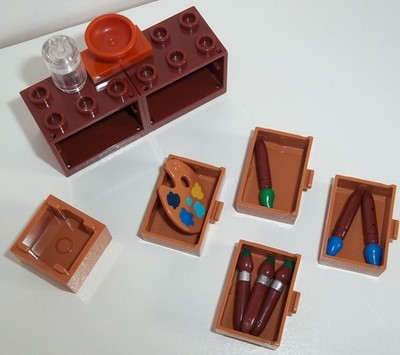Lego Pinsel, Palette, Container Schubladen & Box, Schale