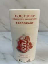 Native Deodorant STRAWBERRY VANILLA TAFFY 2.65oz Limited Edition CANDY SHOP