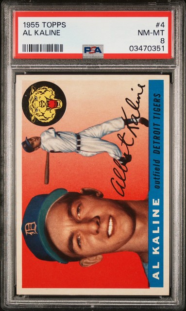 1955 Topps Al Kaline #4 PSA 8
