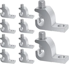Pool Bonding Lug with Corrosion-Resistant and 10 packs, Sliver 