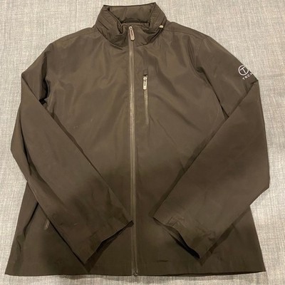 T Tech by Tumi Men's Black Full Zip Lightweight Jacket Size L - No Hood