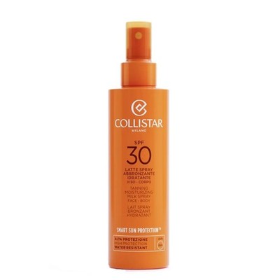 Collistar Milch Bräunungsspray Feuchtigkeitsspendend Gesicht-Körper 30 LSF 200ml