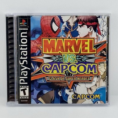 PS1 Marvel vs. Capcom: Clash of Super Heroes PlayStation 1 CIB Complete Reg Card