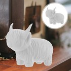 Desktop Highland Cow Statue Decoration Adorable Cow Figurine Widely-used Small