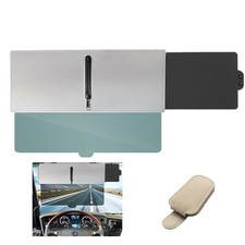 Polarized sun visor extender for car with Side Sunshade, Upgraded Polarized