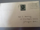 GB STAMPS RARE FIRST DAY COVER 1935 KING GEORGE V 4d BELFAST TO GLASGOW