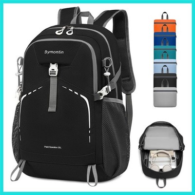 35L Lightweight Packable Backpack   Durable Foldable Daypack for Travel, Hiki...