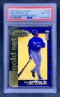 1995 Collectors Choice KEN GRIFFEY Jr Crash Game Winners Gold Foil SP NM PSA 8