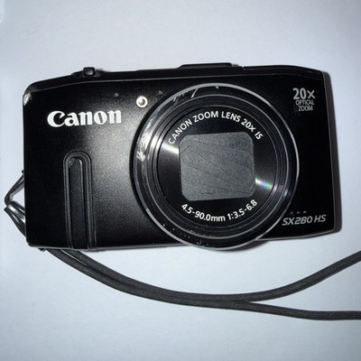 Canon PowerShot SX280 HS 12.1MP Digital Camera - Black for sale