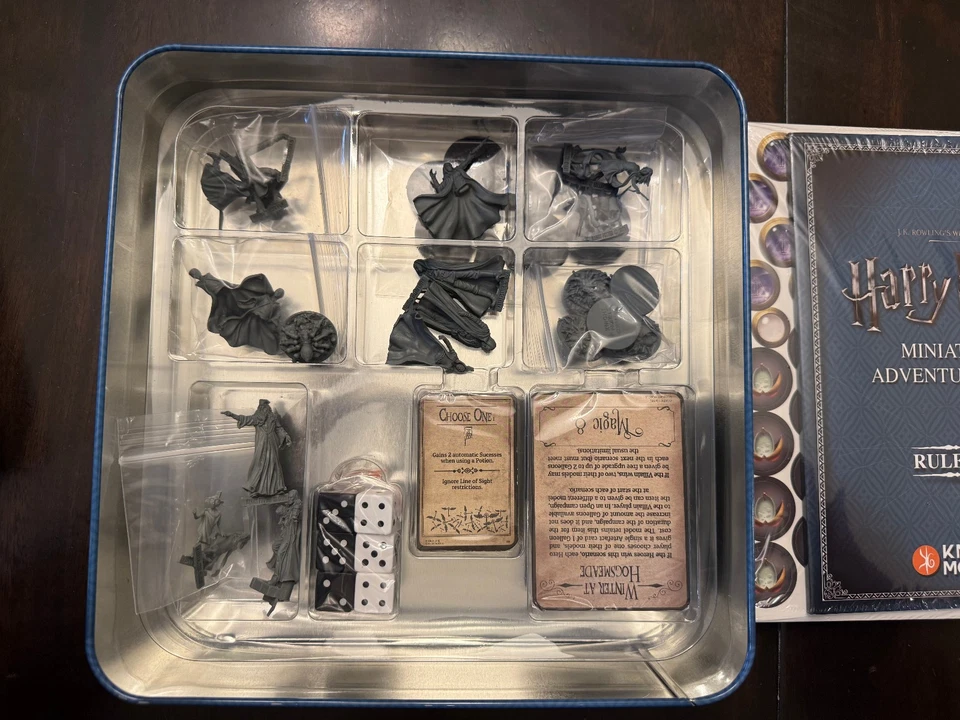 Knight Models Harry Potter Miniatures Base Game in Metal Tin + BONUS Dumbledore - Image 2 of 3