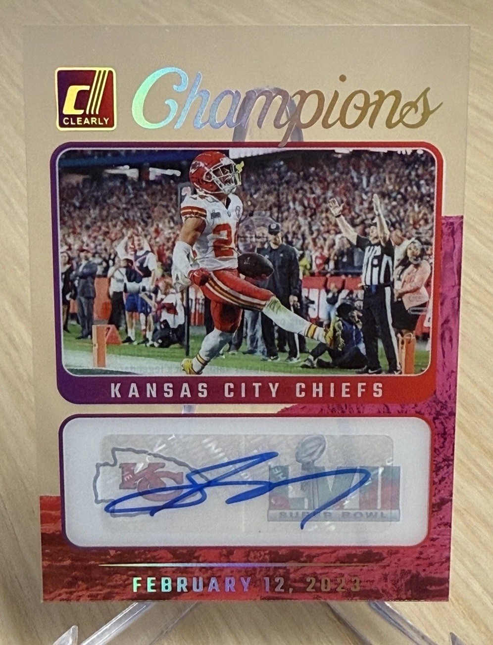 2023 Panini Clearly Donruss Champions Skyy Moore #11 Autographs /100 (AU) 🏆 