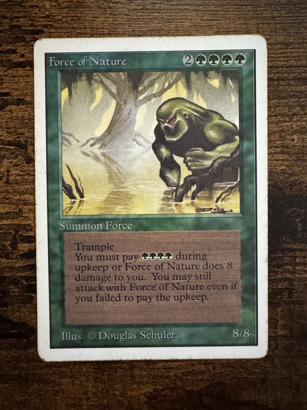 Force Of Nature Unlimited Edition Magic the Gathering MTG Vintage