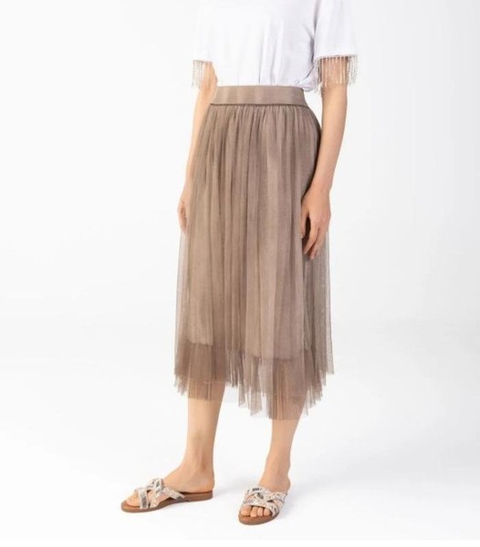 Women Alexander dets Skirt Beige 36 / S / 44