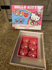 Hello Kitty Memory Match Game  - 72 Heart Card Cardinal & Sanrio *Complete Set*