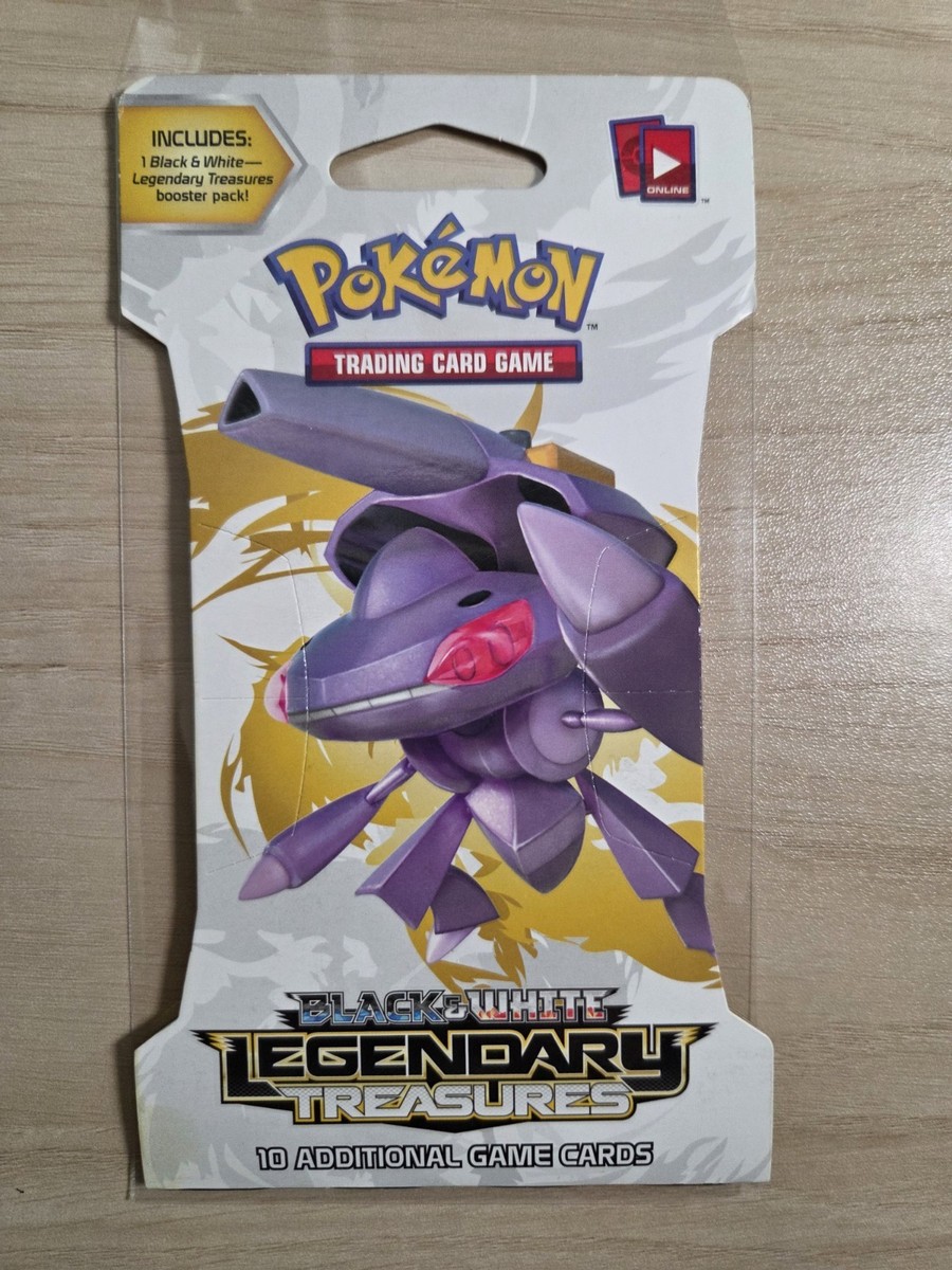 pokemon black and white legendary treasures booster pack Black & White Legendary Treasures Genesect Art Sealed Sleeve Blister New &  Rare