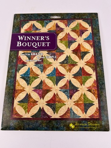 Winners Bouquet Quilt Pattern & Acrylic Templates by Atkinson Designs Unused