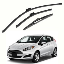 Front Rear Windscreen Wiper Blades Set For Ford Fiesta MK7 2008-2016 26" 15" 12"