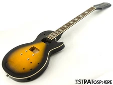 Epiphone Les Paul Tribute Plus BODY & NECK Guitar Parts, Vintage Sunburst