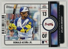2026 Topps Series 1 - Ronald Acuna Jr Big Ticket Player #BTP-7 Atlanta Braves