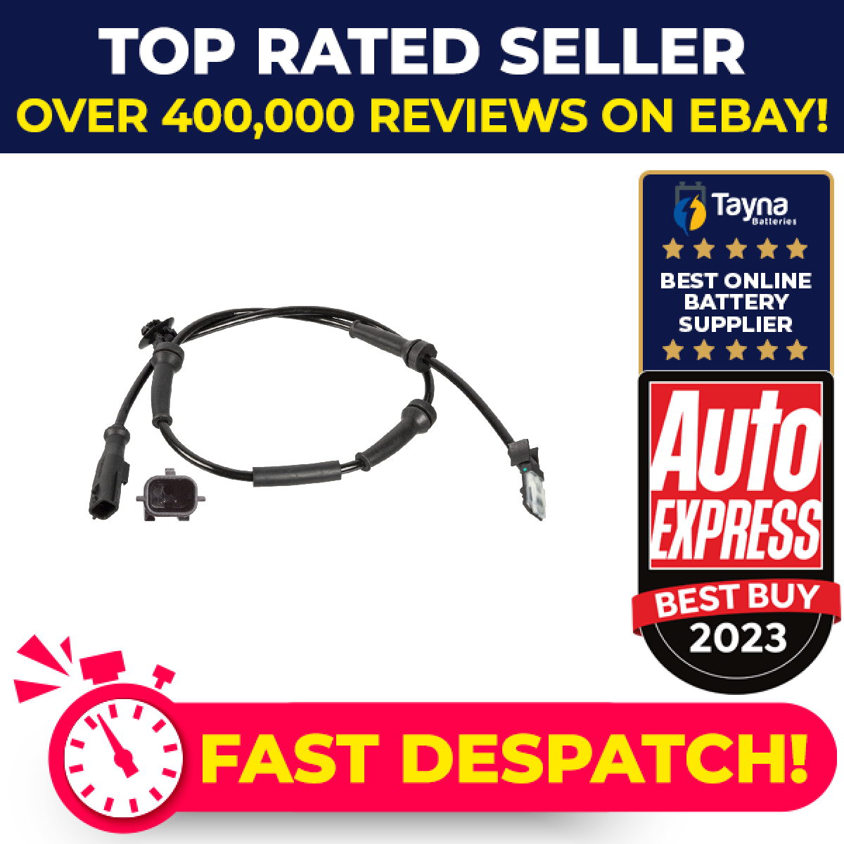 ABS Sensor fits RENAULT KANGOO 1.6 Front Left or Right 2008 on Wheel Speed Febi