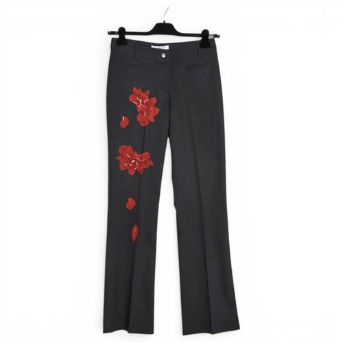John Galliano for Christian Dior Vintage Women Trousers with Flower Applique 40