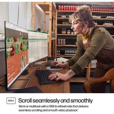 Hewlett Packard 27" 527sf Series 5 FHD 100Hz 5ms IPS PC Monitor, Black Silver 11