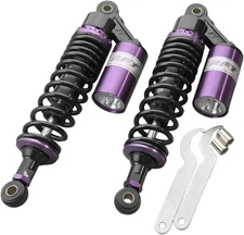 GZYF 320mm 12.5" Pair Universal Rear Air Shock Absorbers Suspension Purple 