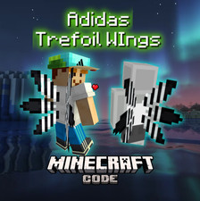 Alas de trébol Adidas exclusivas con piel de Minecraft muy raras