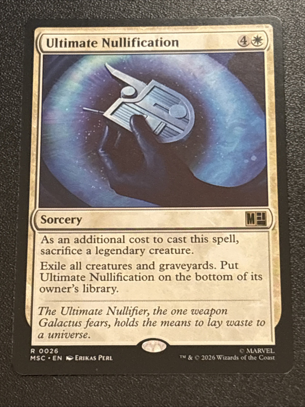 MTG Commander: Marvel Super Heroes Ultimate Nullification 0026 Rare