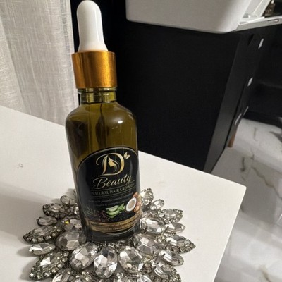 D Beauty Natural Hair Growth Oil w/ Castor Oil & Coconut Oil