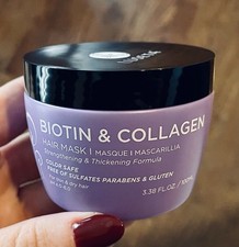 LUSETA Biotin  Collagen Hair Mask Thickening Formula 3.38 fl oz/100 ml travel