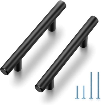 30 Pack 5 Inch Kitchen Cabinet Handles Matte Black Cabinet Pulls Black Drawer..