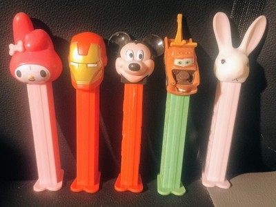 19 Cartoon Character Pez Dispensers & Klik Nutcracker candy dispenser