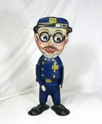 Antique Tin Windup Policeman Cop Marx? 666 Changing Face