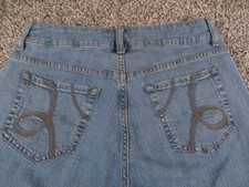 Riders By Lee Jeans Womens 8 Blue Medium Wash Mid Rise Straight Stretch 28x31