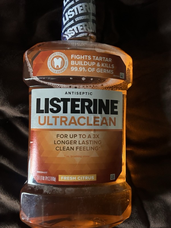 LISTERINE Ultraclean Fresh Citrus Antiseptic Mouthwash - 1.5L