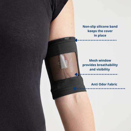 Care+Wear PICC Line Cover – Ultra-Grip PICC Line Sleeve for Upper or Lower... - Picture 2 of 4