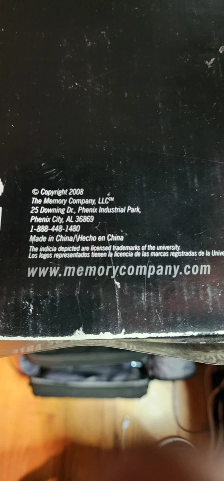 2008 Brand New West Virginia College Glass Battery Powered Clock #C004 - Image 3 of 3